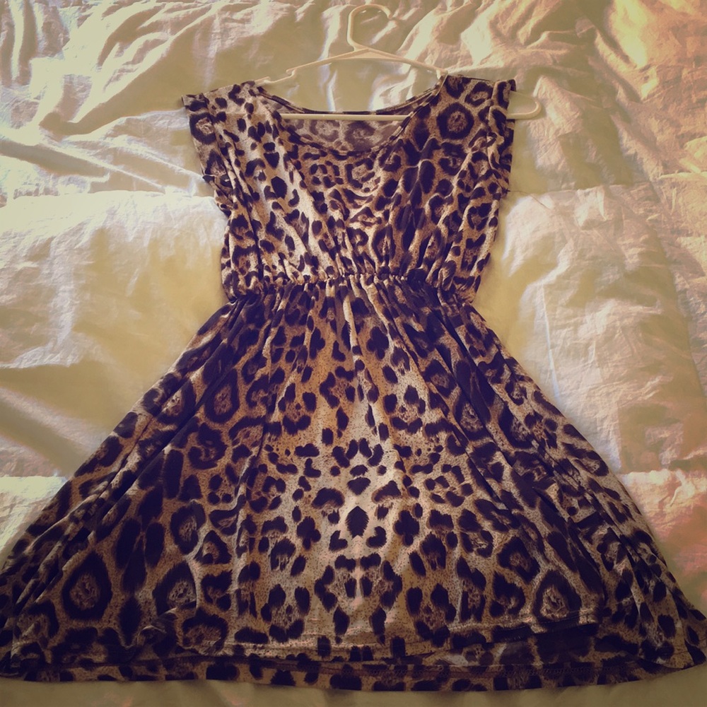 LIKE NEW Cheetah Print Mini Dress